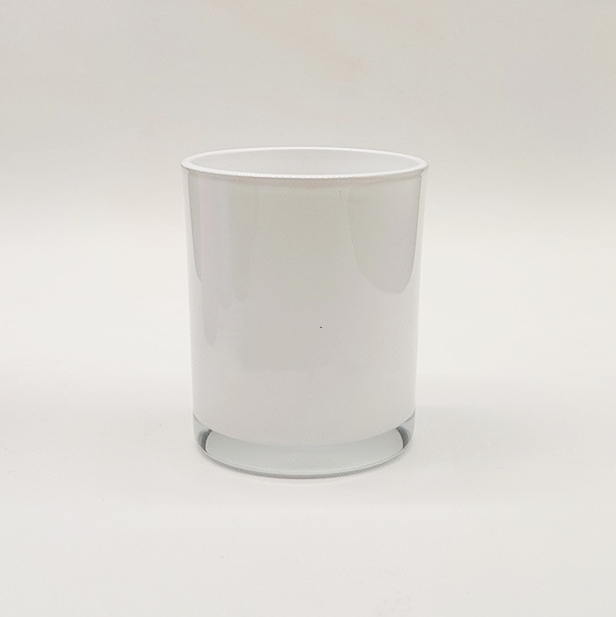 matt white thickness bottom good quality glassware jar holder